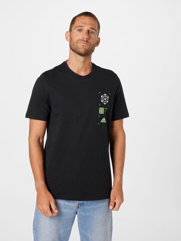 T-Shirt fonctionnel 'INNOV' ADIDAS PERFORMANCE en noir : devant