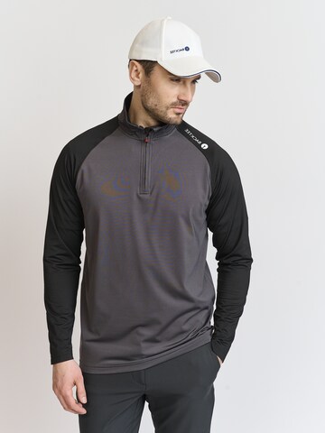 Backtee Performance Shirt in Grey: front