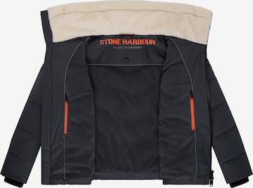STONE HARBOUR Winterjas, warm gewatteerde jas met afneembaar kunstbont, Romaan S-3XL, olijfgroen, S STONE HARBOUR Winterjas, warm gewatteerde jas met afneembaar kunstbont, Romaan S-3XL, olijfgroen, S