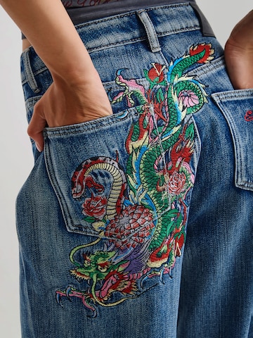 Ed Hardy Loosefit Τζιν σε μπλε