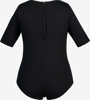 Ulla Popken Shirtbody in Schwarz