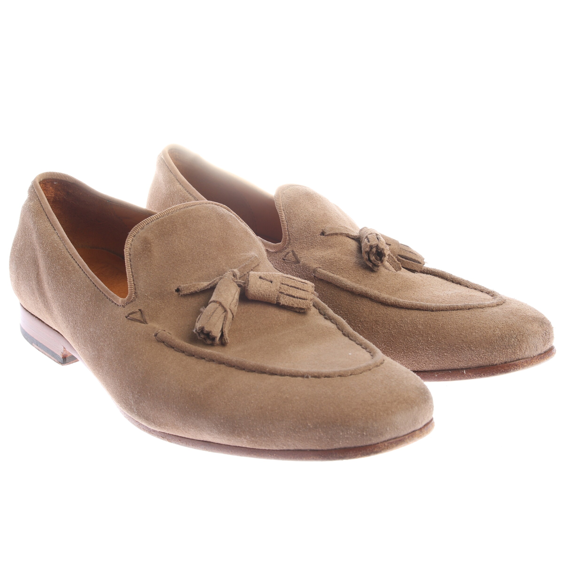 Baldessarini Flats & Loafers in 44 in Brown: front