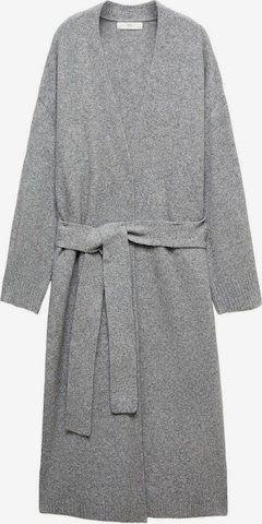 MANGO Knit Cardigan 'Camila' in Grey: front