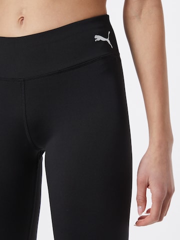 PUMA Skinny Παντελόνι φόρμας σε μαύρο