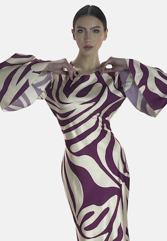 Elara Jurk 'Abaya' in Lila