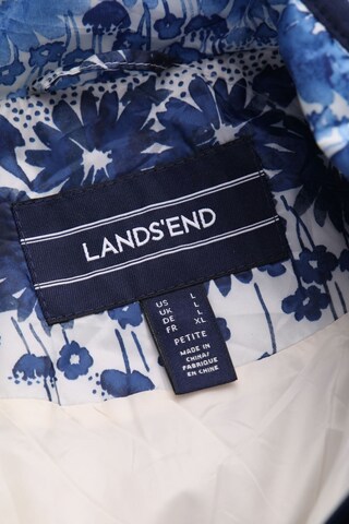 Lands‘ End Jacket & Coat in L in Blue