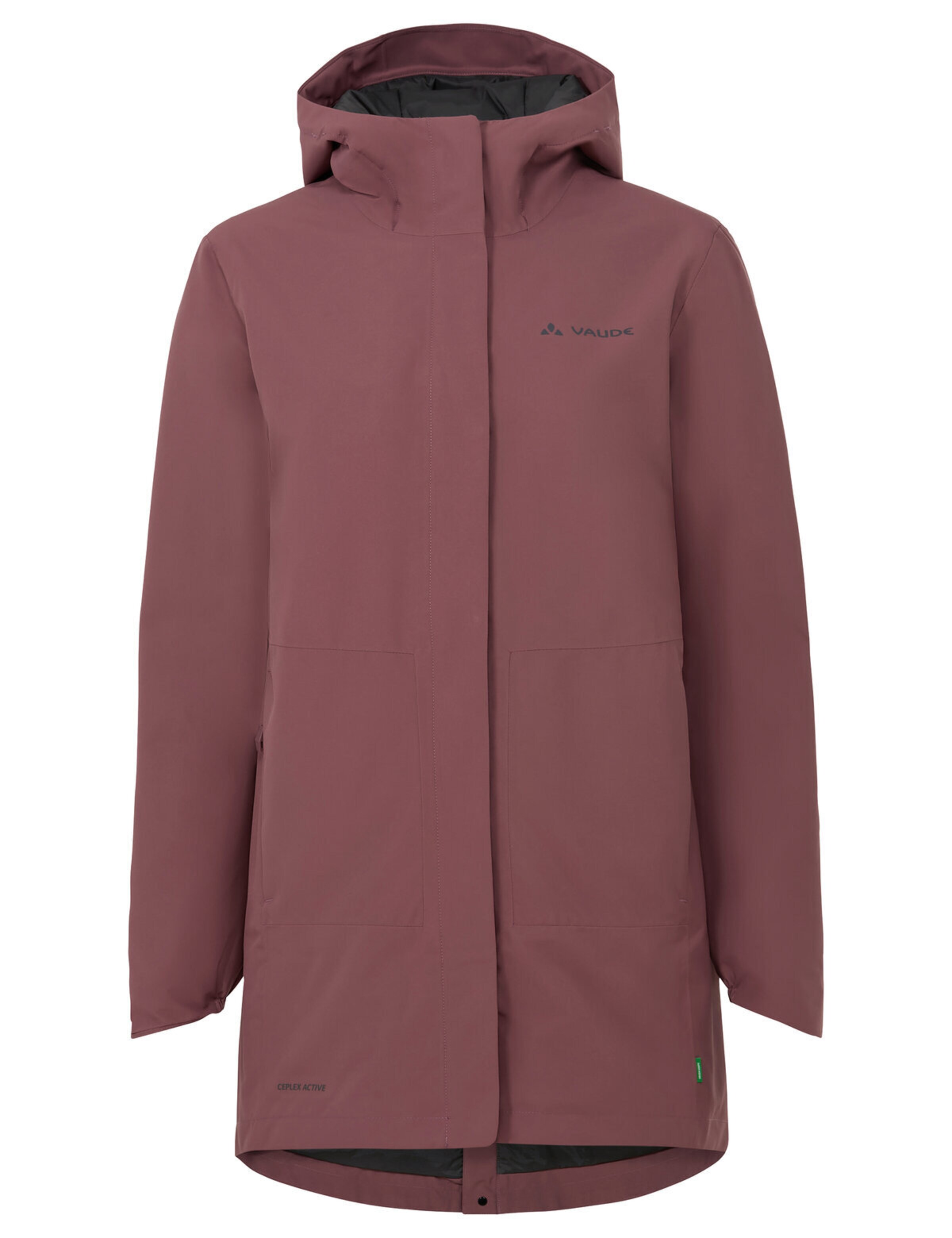 VAUDE Outdoorjacke 'Cyclist II' in Rot: Vorderseite