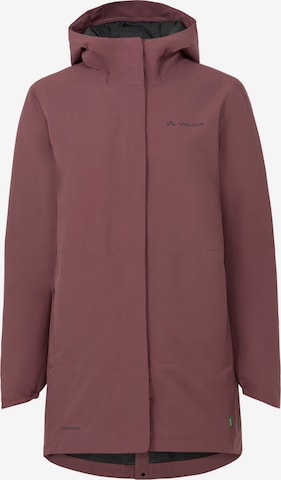 VAUDE Outdoorjacke 'Cyclist II' in Rot: Vorderseite