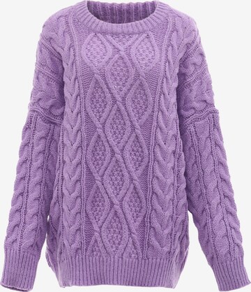 MYMO Sweater in Purple: front