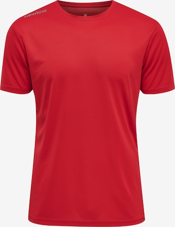 Newline Shirt in Rood: voorkant