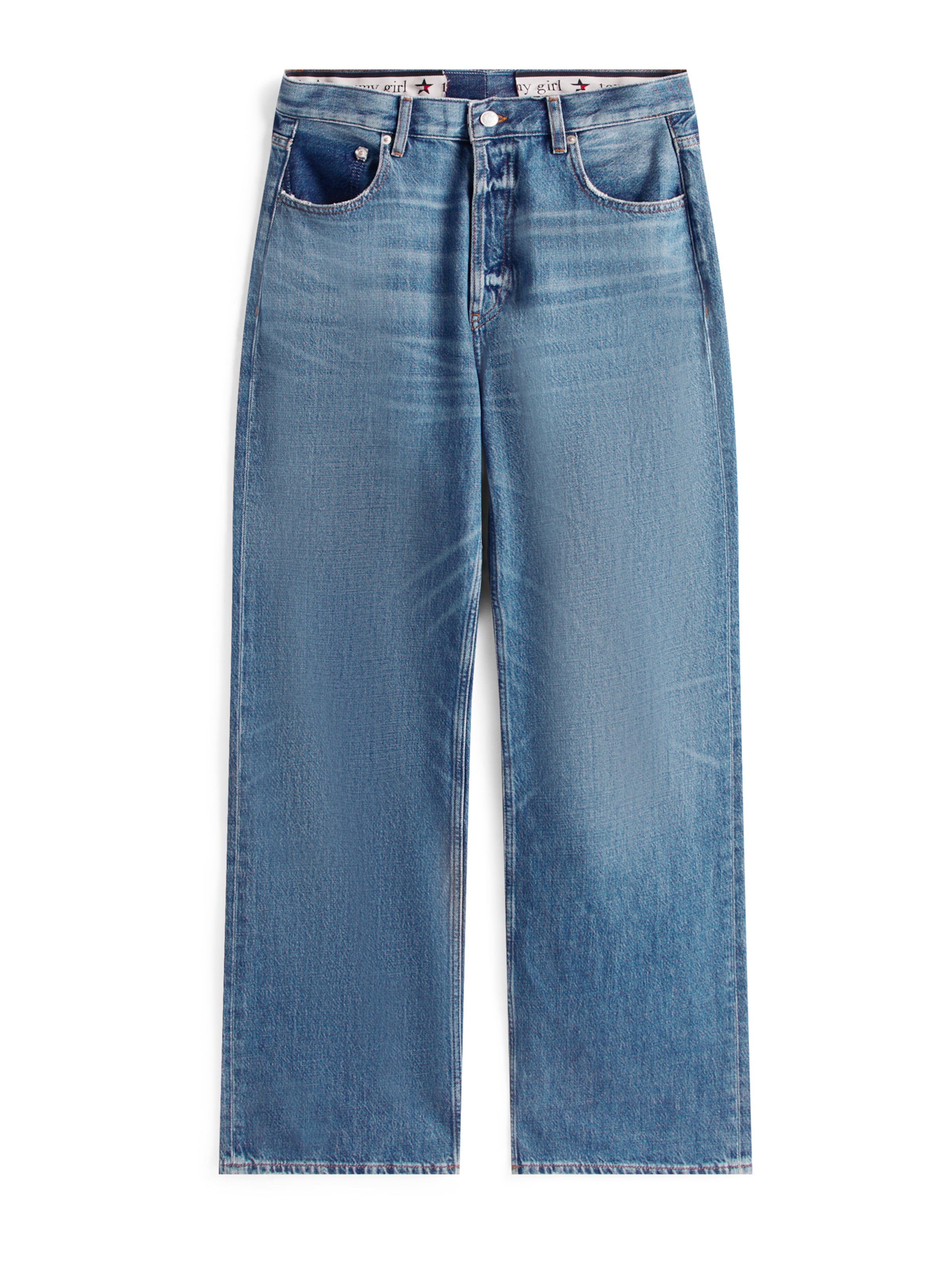 Tommy Jeans Loosefit Jeans i blå: forside