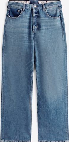Tommy Jeans - Loosefit Vaquero en azul: frente