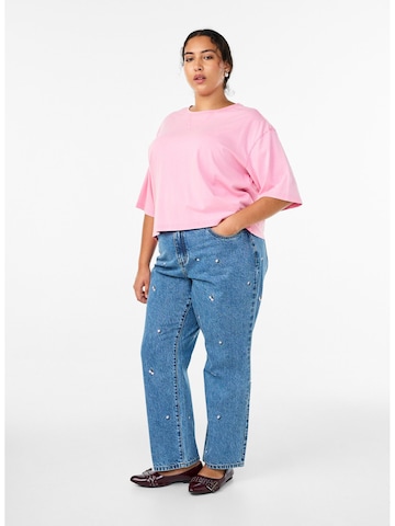 Zizzi - Regular Calças de ganga 'Gemma' em azul