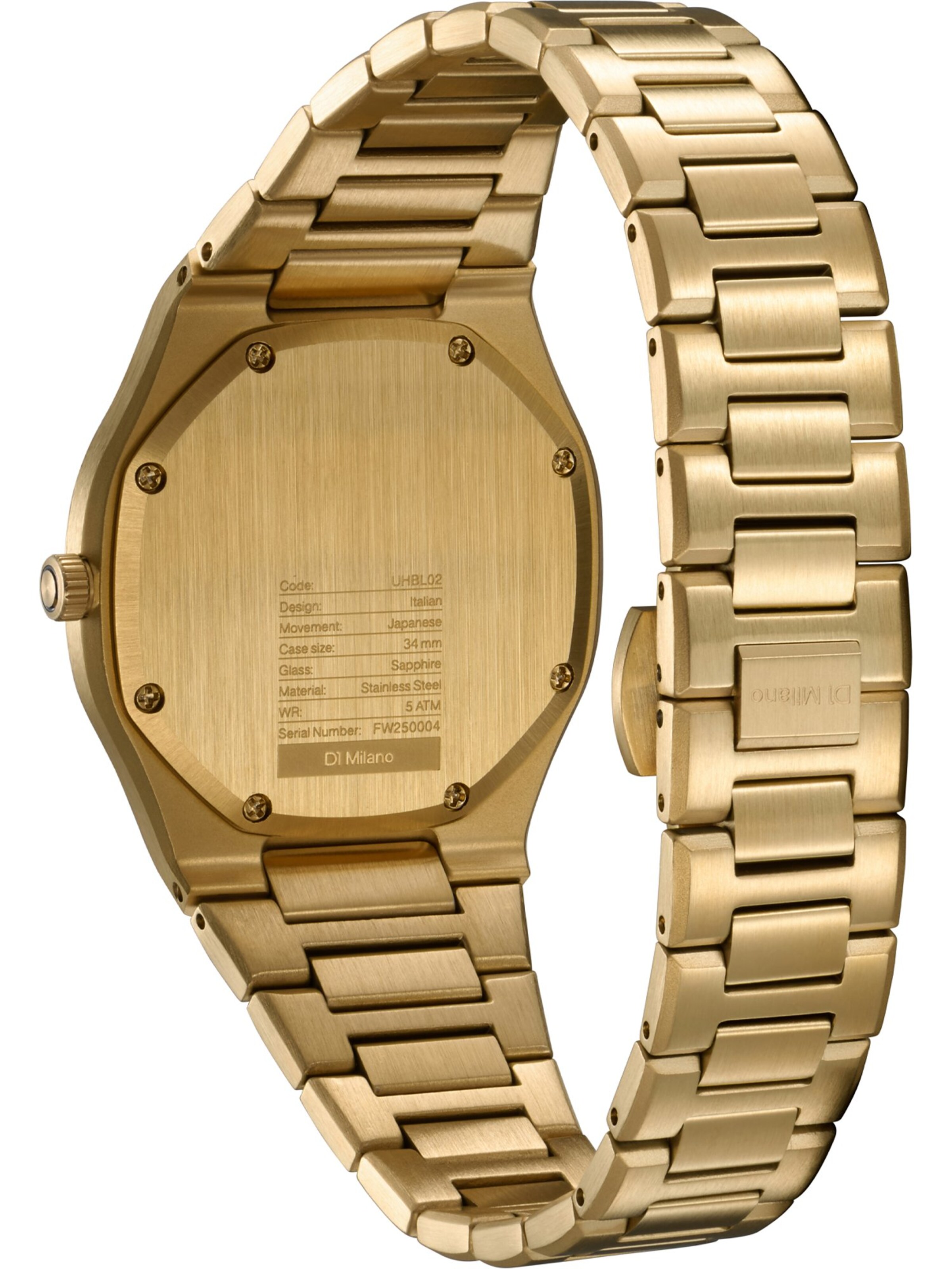 D1 Milano Analog Watch in Gold