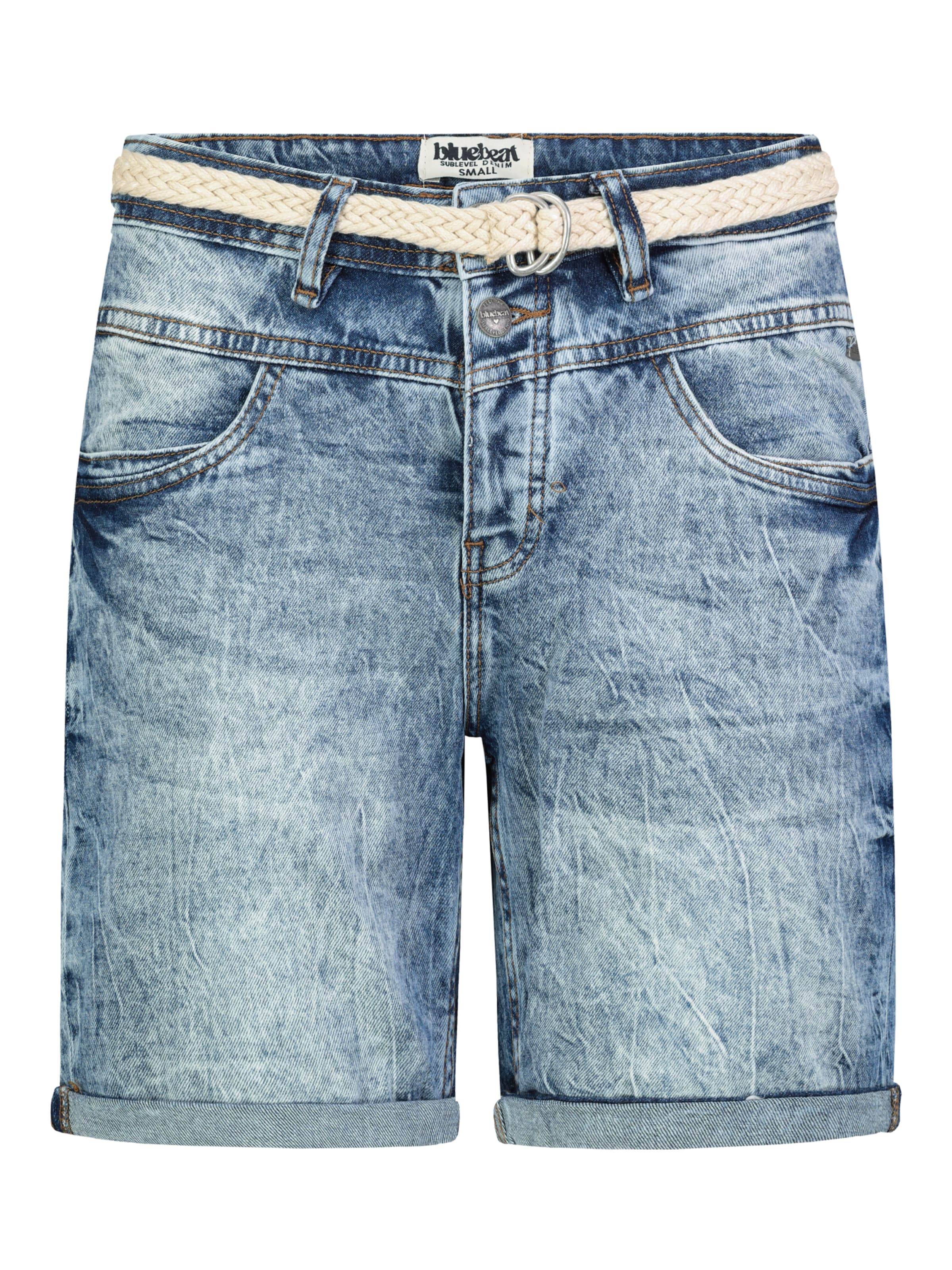 Sublevel Shorts in Blau: Vorderseite