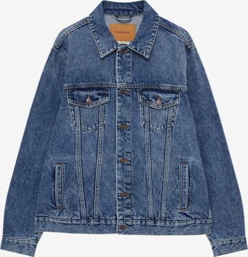 Pull&Bear Tussenjas in Blauw: voorkant