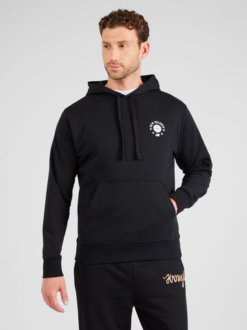 new balance - Sweatshirt 'Hoops Essentials' em preto: frente