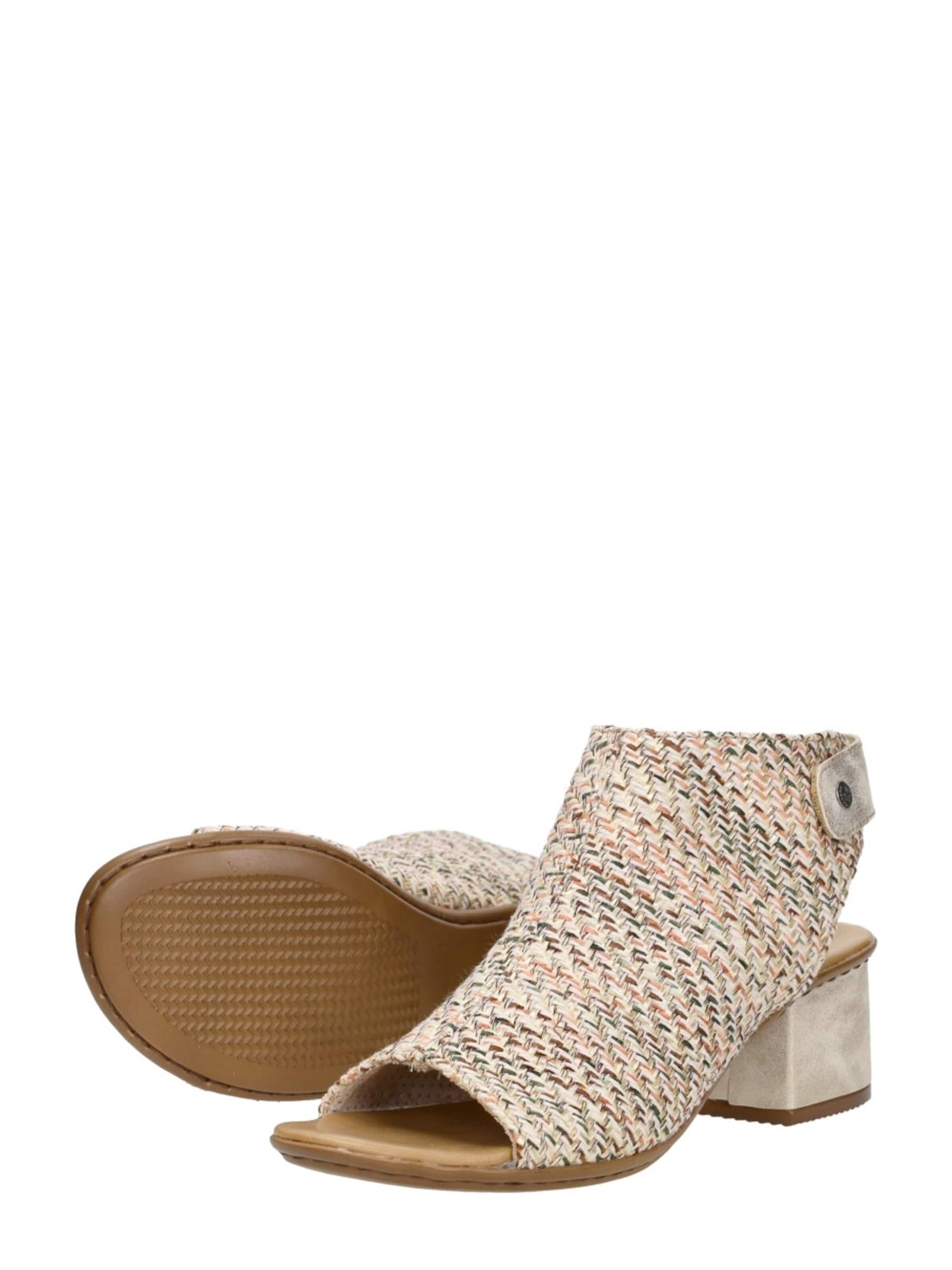Rieker Sandaal 'Sandalen Hak' in Beige