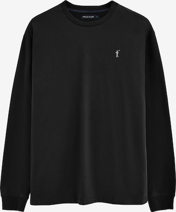 Polo Club Sweatshirt 'Rigby Go' in Schwarz: Vorderseite