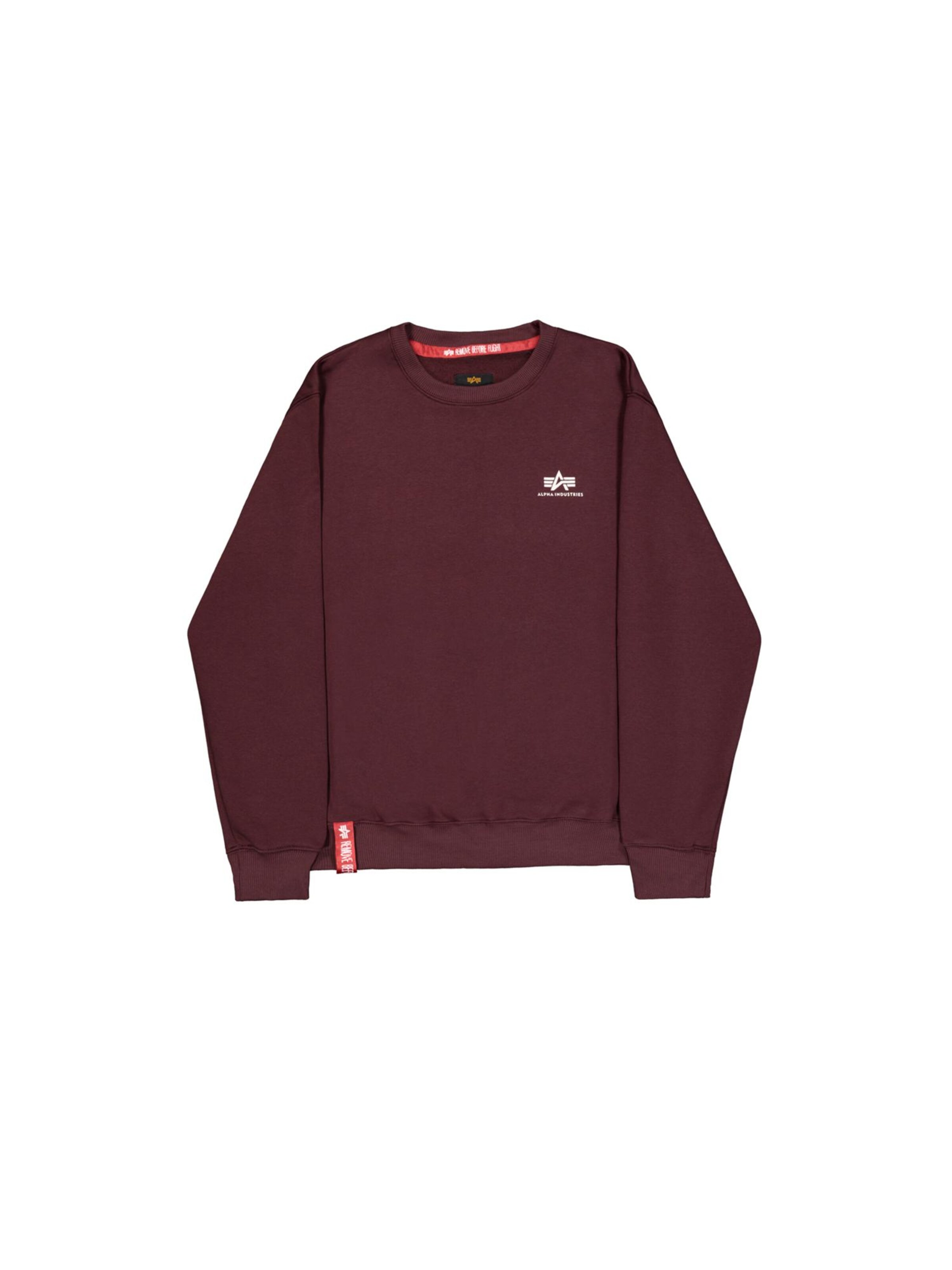 ALPHA INDUSTRIES Sweatshirt 'Basic'‌‌ in Rot: Vorderseite