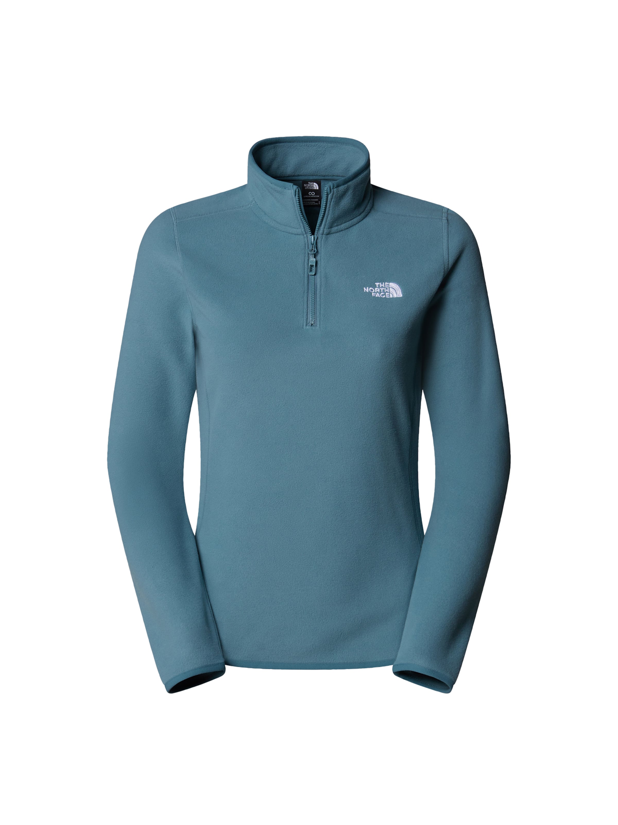 Felpa sportiva '100 GLACIER' di THE NORTH FACE in blu: frontale