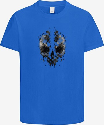 HUSKSWARE Shirt 'Grafik' in Blau: Vorderseite