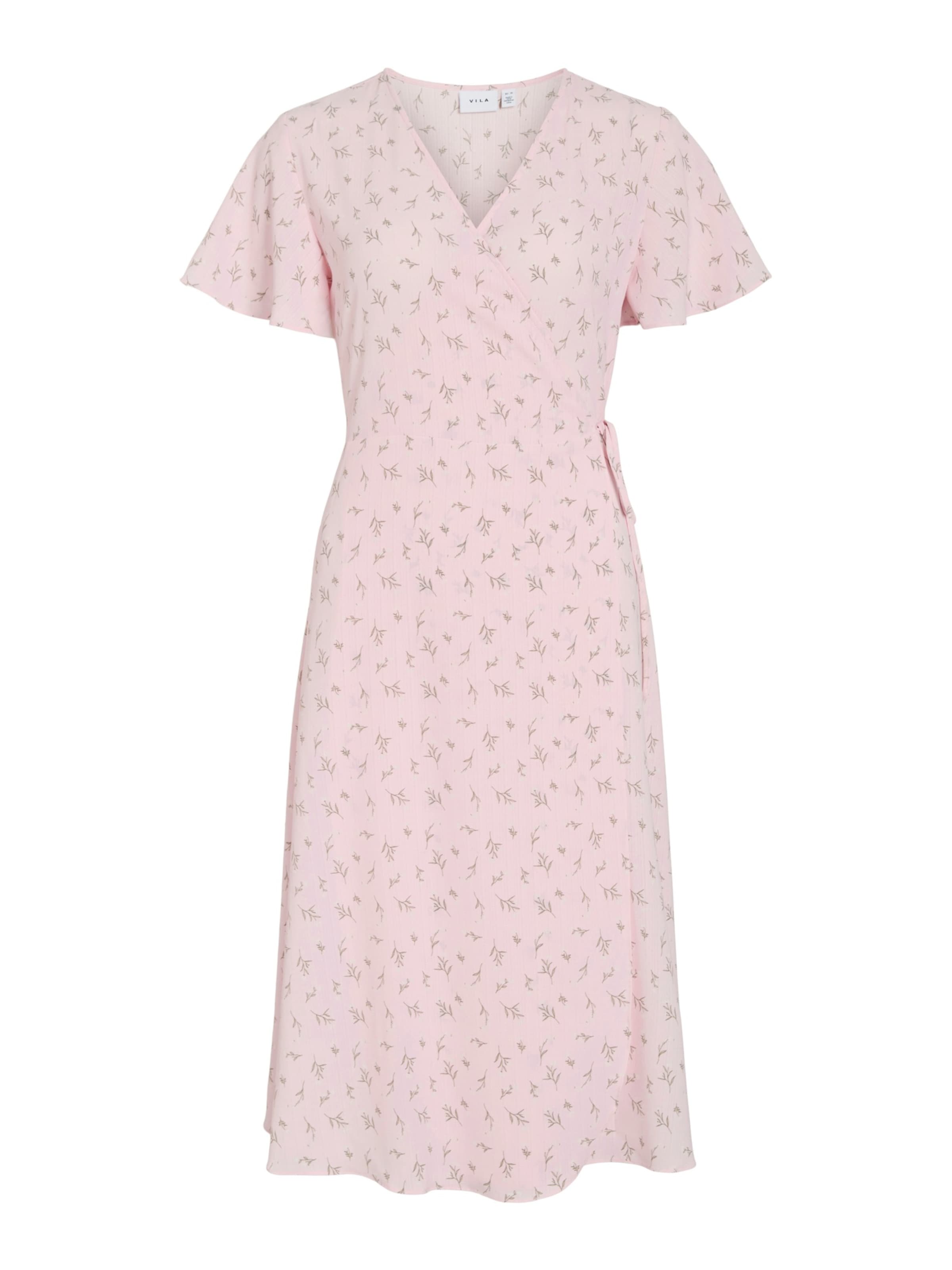 Abito estivo 'VILovie' di VILA in rosa: frontale