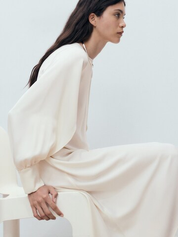 Robe 'Newrosa-A' MANGO en blanc