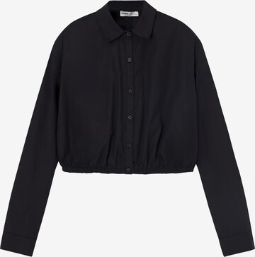 Pull&Bear Bluse in Schwarz: predná strana