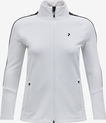 PEAK PERFORMANCE Outdoor Jacket 'Rider' in White: front