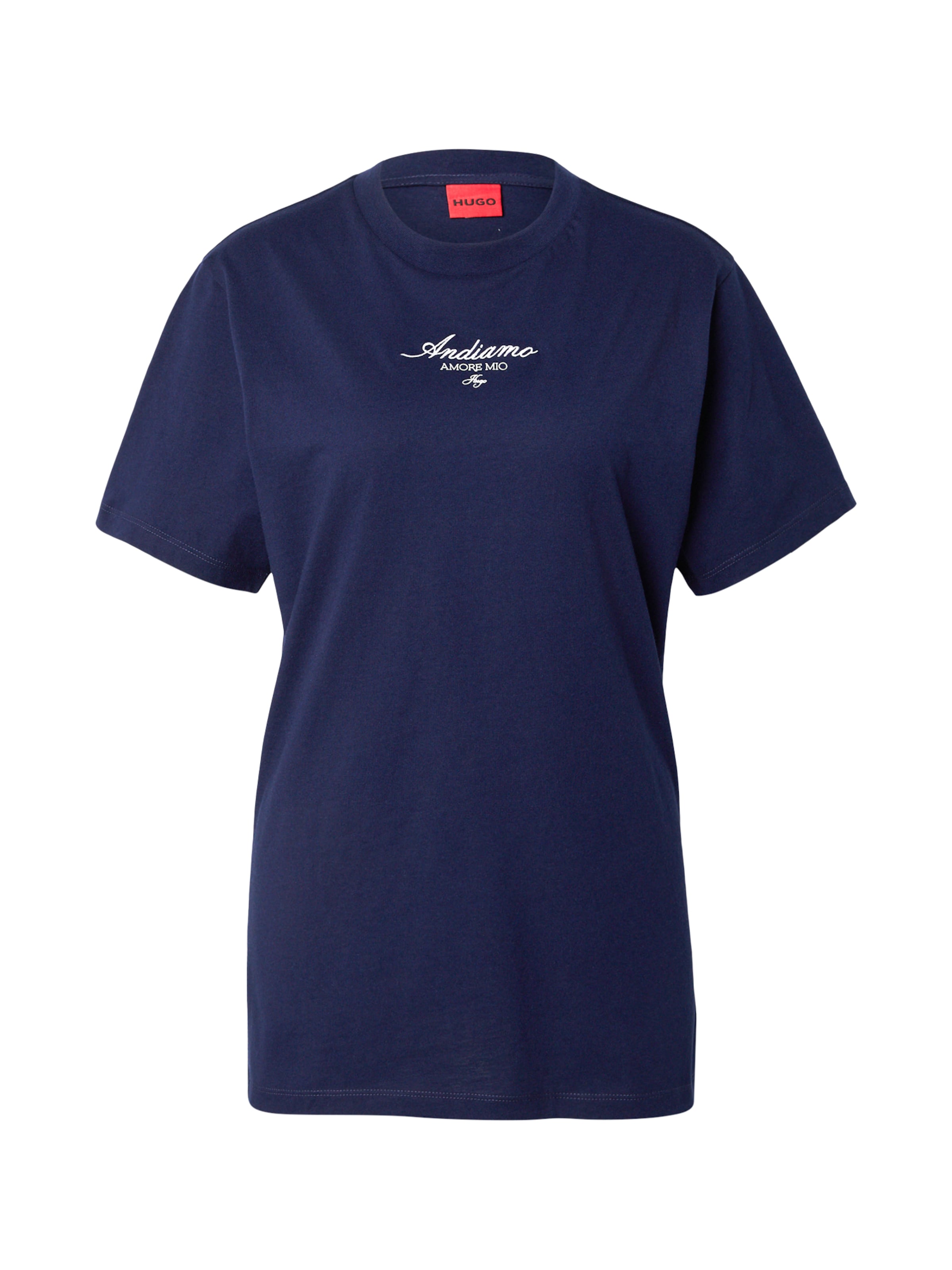 T-shirt HUGO en bleu : devant
