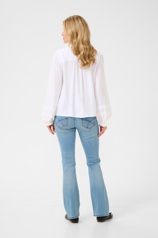 Cream Blouse 'Tiah' in White