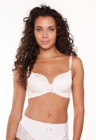 LingaDore T-shirt Bra in White: front