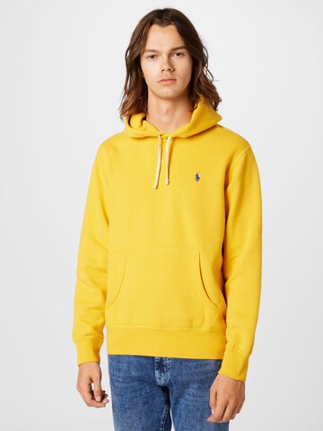Bluză de molton de la Polo Ralph Lauren pe galben: față