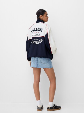 Veste mi-saison Bershka en bleu