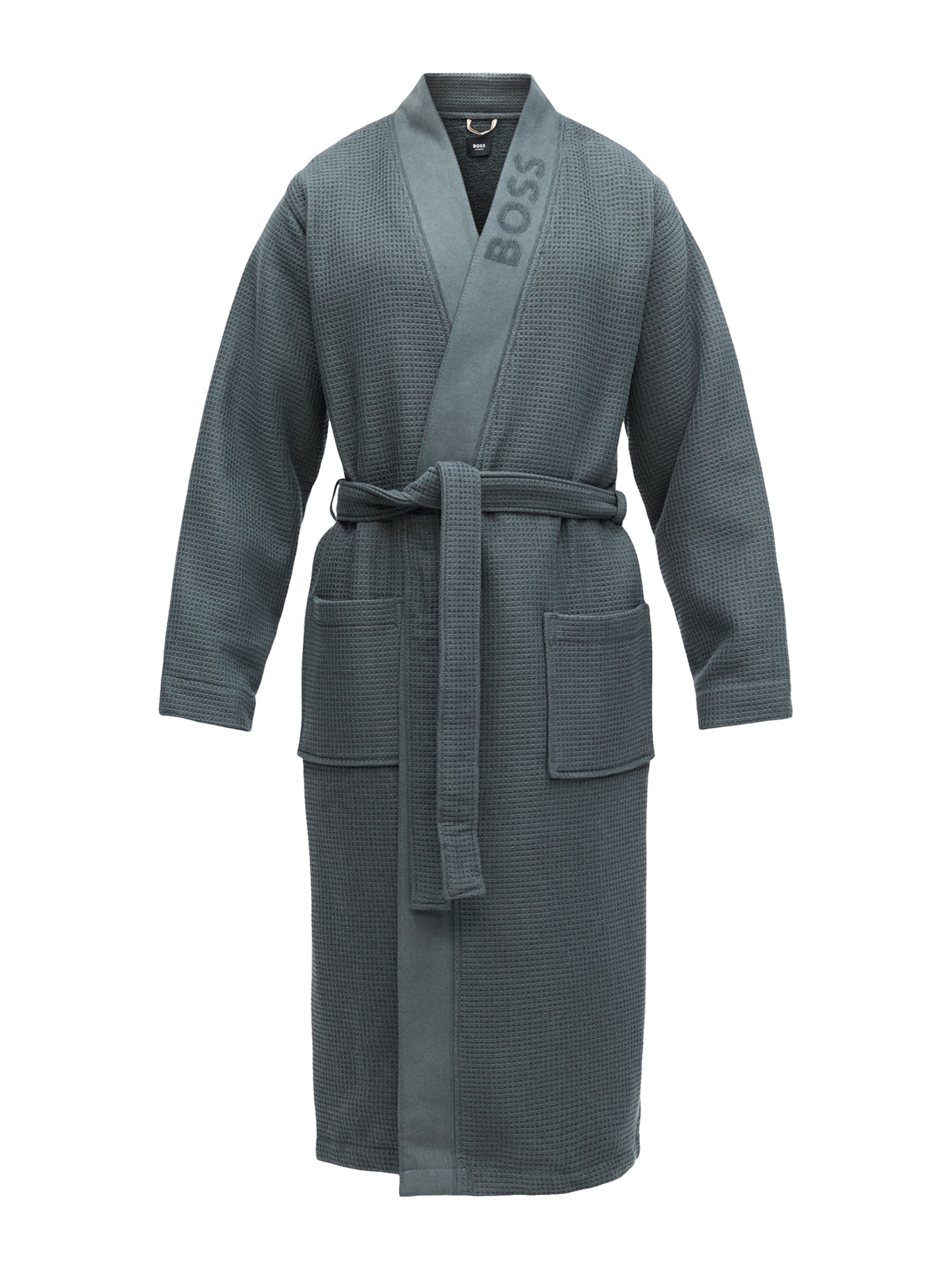 BOSS Dlouhý župan – zelená: přední strana