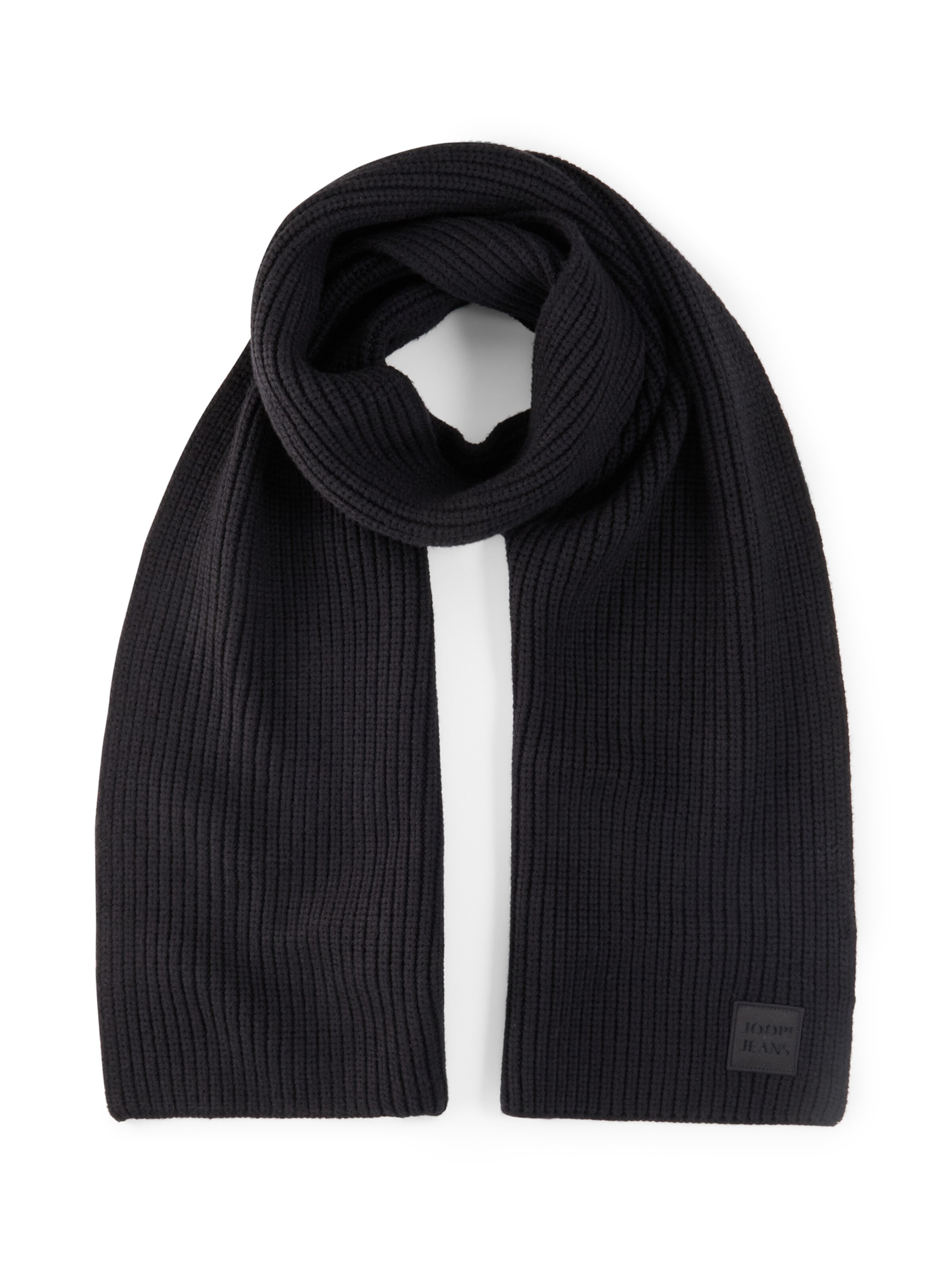 JOOP! Jeans Sjaal in Zwart: voorkant