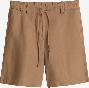 Loosefit Pantalon Marc O'Polo en marron : devant