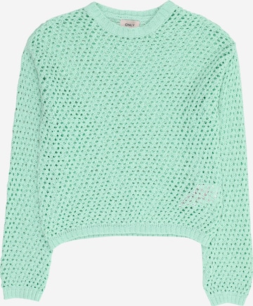 ONLY GIRLS Tröja 'KOGDONNA' i grön: framsida
