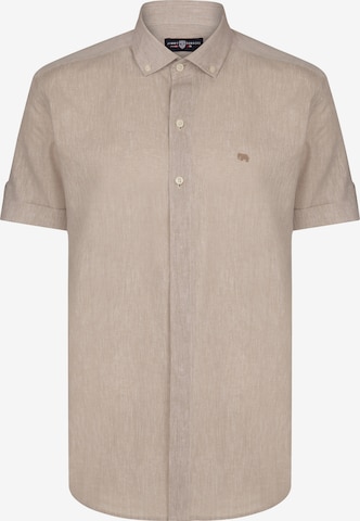 Jimmy SandersRegular Fit Košulja - bež boja: prednji dio