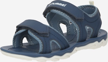 Hummel Sandals & Slippers in Blue: front