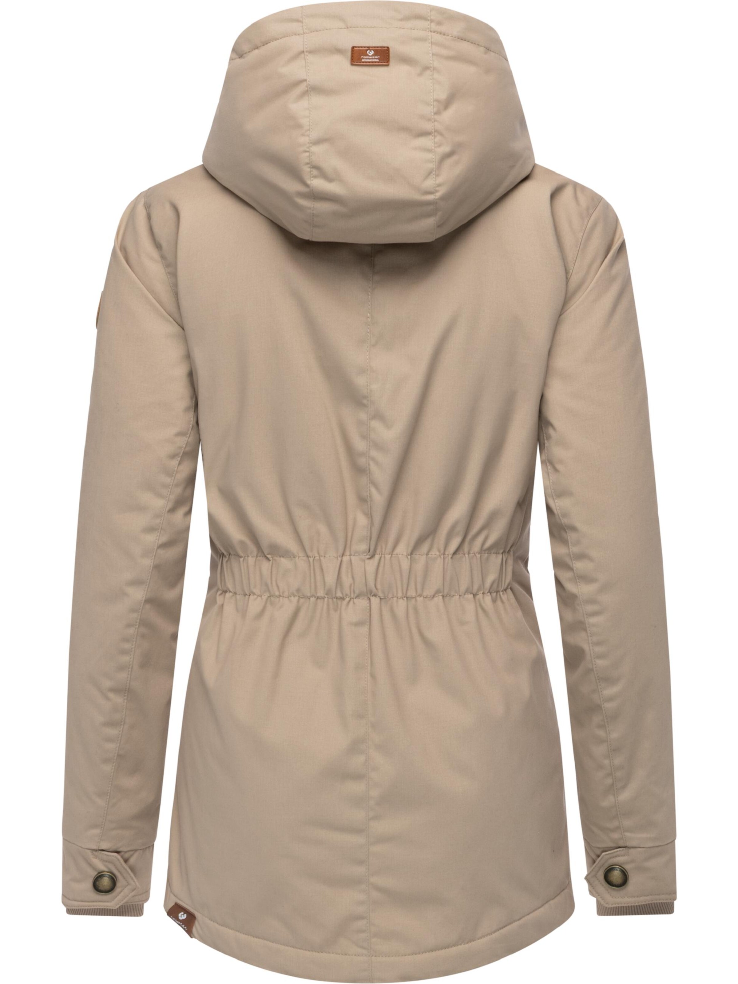 Ragwear Winter Jacket 'Monade' in Beige