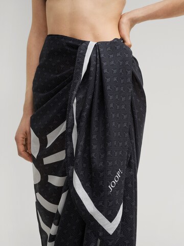 JOOP! Beach towel 'Pareo' in Black