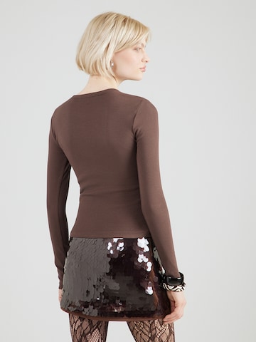 VERO MODA - Camiseta 'VMCHLOE' en marrón