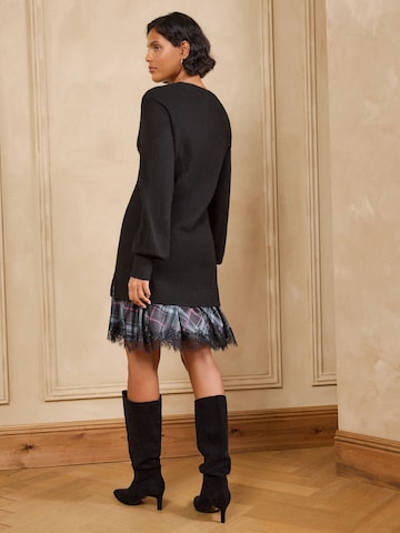 love & roses - Vestido em preto