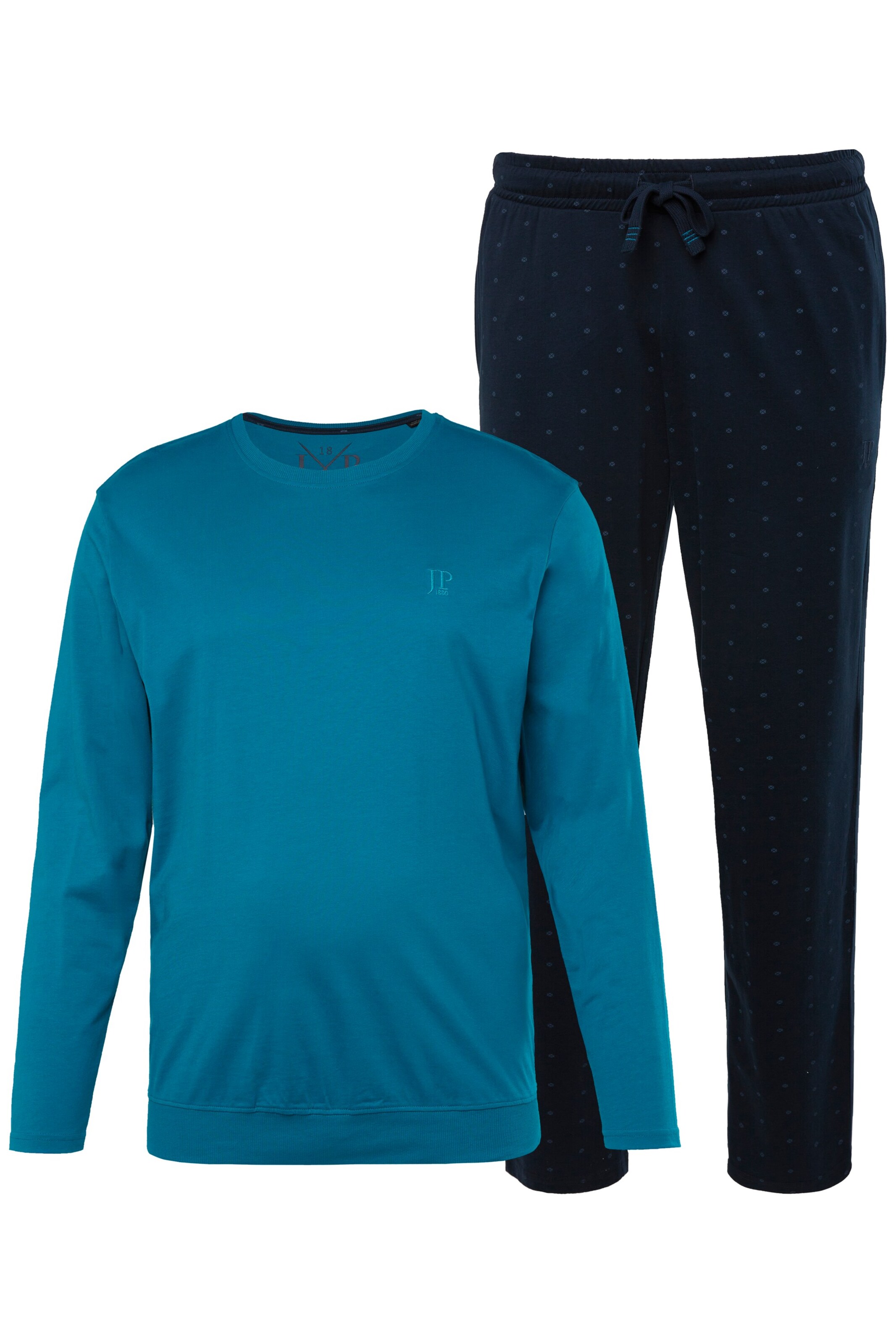 JP1880 Pyjama in Blau: Vorderseite