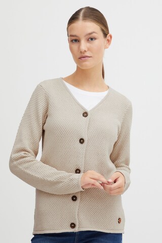 Oxmo Strickjacke 'Oxhelga' in Beige: predná strana