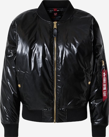 ALPHA INDUSTRIES Between-season jacket in Black: front