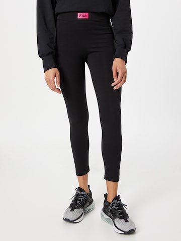 FILA Skinny Leggings 'Bayonne' in Black: front