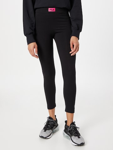 FILA Skinny Leggings 'Bayonne' in Schwarz: predná strana